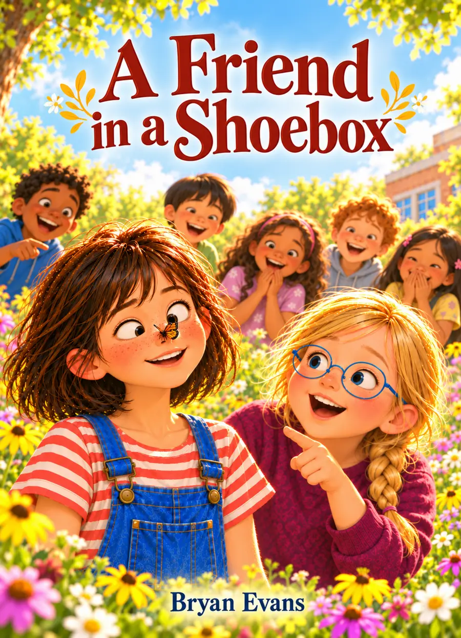 Cover of A Friend in a Shoebox by Bryan Evans