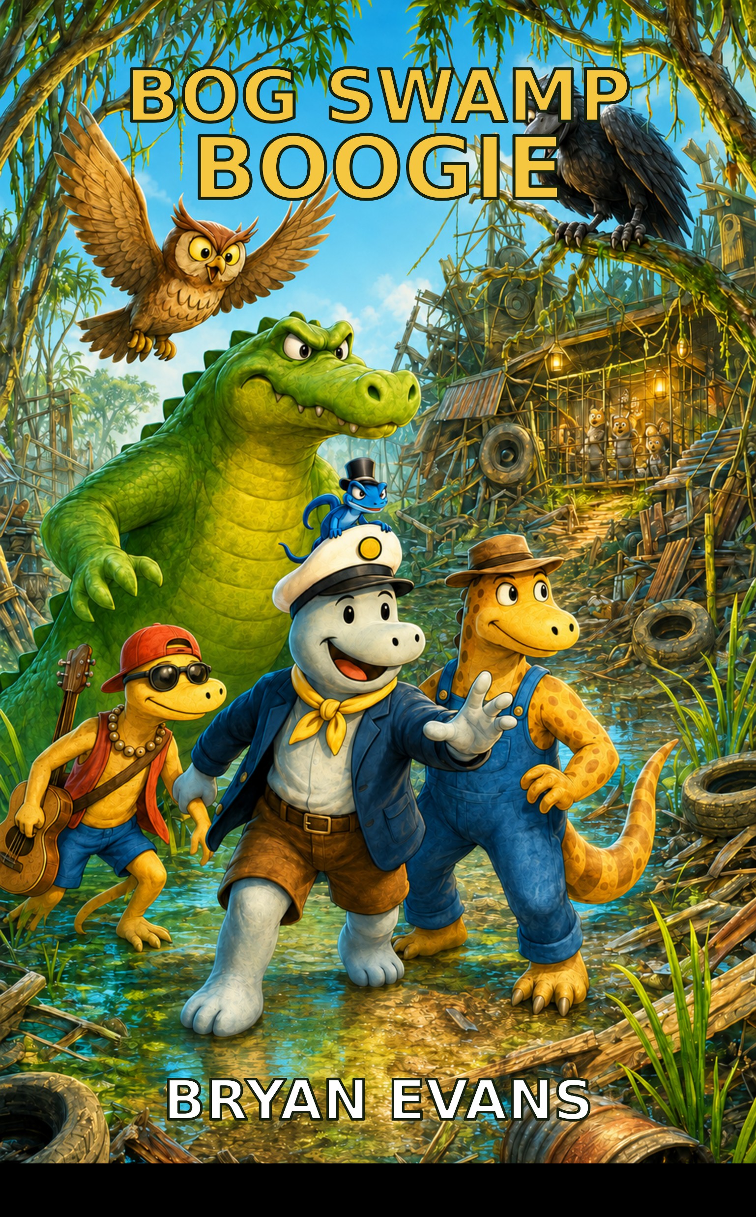 Cover of Bog Swamp Boogie by Bryan Evans